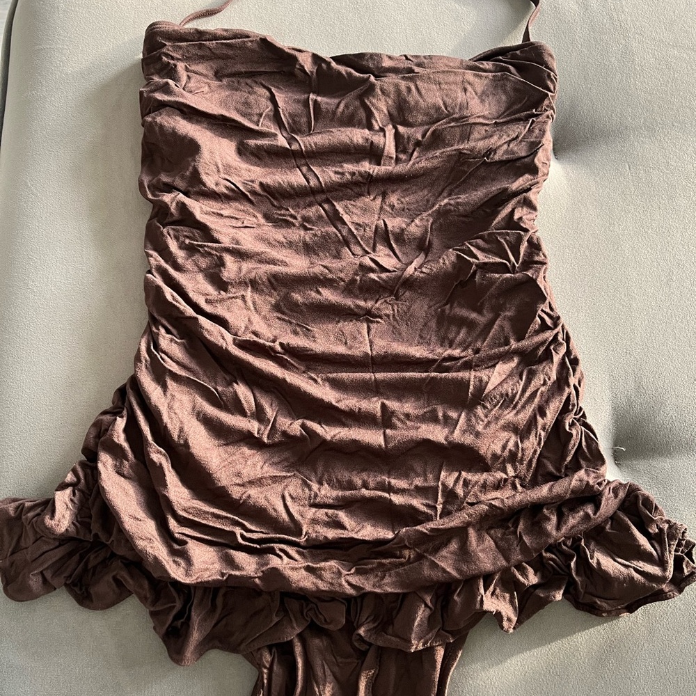 Juicy couture Brown one piece bathing suit